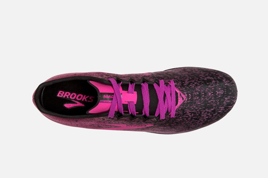 Mach 19 Spikeless Brooks Spikes Shoes NZ Womens - Pink/Black - RZWQJO-309